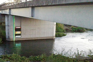 従来の量水計と併用する。